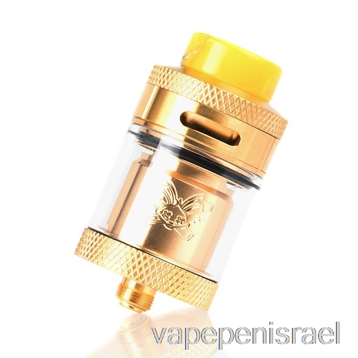 חד פעמי Vape Israel Hellvape X ארנב מת 25 מ"מ Rta זהב